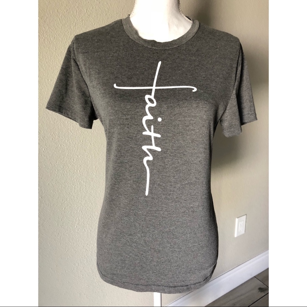 Grey Faith T-Shirt